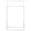 Freestanding Towel Rack White 48x24x78.5 Cm Iron Tatbnn Carousel 3