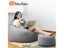 OTAUTAU Linen Bean Bag Chair With Filling Pouf Ottoman Footstool Round Stool Carousel 7