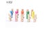 20Pcs/Box Office School Stationery Pins Durable Wooden Clip Push Pins Carousel 5