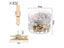 20Pcs/Box Office School Stationery Pins Durable Wooden Clip Push Pins Carousel 7