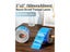 Thermal Labels Sticker Round 2 Inch (Blue 600 Labels/Roll) Self-Adhesive Round Carousel 3