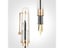 JINHAO 9016 Fountain Pen Acrylic Transparent White Spin Pen EF F M Nib Carousel 5