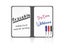 Dry Erase Whiteboard Notebook With Water Markers For Home Office School Carousel 2