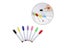 Whiteboard Pen 5pcs/set Erasable Dry Markers Black Supplies Tool Carousel 4