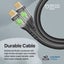 PROMATE 1.2m USB-C to USB-C Cable with Transparent Connectors & LED''s Supports Carousel 3
