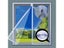 DTGJ Mosquito Net Window With Zipper White Door Screen Custom Size Mesh Tulle Carousel 1