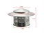 110/160mm Stainless Steel Chimney Cap Exterior Vent Hood For Ducts Chimneys Carousel 7