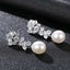 925 Sterling Silver Pearl Drop Earrings "Charlotte" (White) Carousel 2