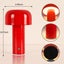 Cordless Desk Lamp Touch Sensor LED Table Lamp Dimmable Lamp Night Light-Red Carousel 4