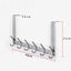 Stainless Steel Door Hanger Towel Hook Rack Carousel 7