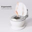 Bopeep Potty Training Seat Kids Safety Toilet Trainer Toddler Non-Slip Grey Carousel 6