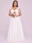 Joni minimalist plus size wedding dress in ivory s26 Carousel 5