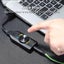 Gs3 virtual 7.1 channel sound card converter adapter external usb 3.5mm headset Carousel 8