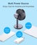Portable Fan For Home Office Desk Table Clip Fan 4000mAh Usb Rechargeable Silent Carousel 3