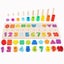 Wooden Shape Number Cognitive Building Block Sort Toys Stacked Shape Learning T Carousel 1