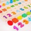 Wooden Shape Number Cognitive Building Block Sort Toys Stacked Shape Learning T Carousel 3