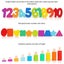 Wooden Shape Number Cognitive Building Block Sort Toys Stacked Shape Learning T Carousel 5