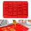 DIY Silicone Large Alphabet Letter Silicone Mould Stencil Cake Jelly Moulds Tool Carousel 3