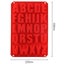 DIY Silicone Large Alphabet Letter Silicone Mould Stencil Cake Jelly Moulds Tool Carousel 5