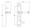 Iver Verona Door Lever on Rectangular Backplate Entrance Kit Key/Key Carousel 3