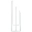 Freestanding Towel Rack White 48x24x79 Cm Iron Tatbko Carousel 4