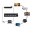 7 Ports Abs Usb 3.0 Hub With On/off Switch Ac Power Adapter +cable Carousel 3