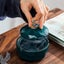 Ceramics Moden Windproof Ashtray With Lid For Tabletop Decor Smokeless Carousel 3