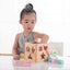 Shape Color Sorter Toddler Toy - Wooden Toddler Toy Color Recognition Shape Sort Carousel 3