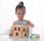 Shape Color Sorter Toddler Toy - Wooden Toddler Toy Color Recognition Shape Sort Carousel 4
