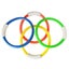Diving Game Toys Set Swimming Pool Throwing Toy Dive Swim Rings Circle Underwate Carousel 4