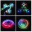Crystal Led Light Fidget Spinner Toy Hand Tri Spinner Single Finger Fast Bearing Carousel 3