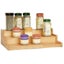 Eco friendly 3 tier retractable kitchen cabinet pantry storage spice display rac Carousel 2