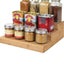Eco friendly 3 tier retractable kitchen cabinet pantry storage spice display rac Carousel 3