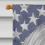 South Russian Ovcharka Dog American Flag Flag Canvas House Size Carousel 3