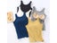 Summer Comfortable Chest Pads Vest Bottoming Shirt One-Piece Pajamas Modal Carousel 4