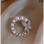 Korean Fashion Luxury Pearl Brooch For Women Office Party Accessory Carousel 1