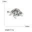 Vintage Abalone Shell Tortoise Brooch Pin For Men Women Carousel 3
