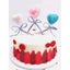 Cake Topper Cake Decorating Cupcake Topper Sequin Heart *Local Buy* Carousel 4