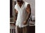 Vintage Solid Color Cotton Tops Men Casual Sleeveless V-Neck Loose Tank Tops Carousel 4
