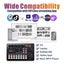 Professional Audio Mixer Live Sound Card and Audio Interface with DJ Mixer Carousel 3