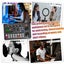 Professional Audio Mixer Live Sound Card and Audio Interface with DJ Mixer Carousel 4