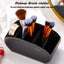 Remote Control Holders Organizer Box with 5 PU Leather Multi-functional Box Carousel 5