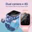 IP67 Waterproof Smart 4G GPS Tracker Locate Kids Video Voice SOS Call Watch Blue Carousel 3