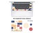 Keyboard Skin Stickers Tearable Button Film For Macair Cartoon Cute Custom Carousel 5