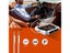 Portable CD Player Bluetooth 5.1 Speaker Stereo CD Players LED Screen 3.5mm CD Carousel 5