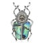 Natural Shell Insect Brooches Vintage Style 2 Colours Carousel 3