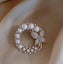 Korean Fashion Luxury Pearl Brooch For Women Office Party Accessory Carousel 3