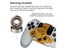 Racing Games Mini Steering 3D Printing Wheel Auxiliary Controller Game Joystick Carousel 4