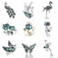 Abalone Shell Lapel Pin Luxury Insect Brooch For Women Carousel 4