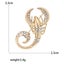 Constellation Scorpion Brooch Enamel Lapel Pin For Women Scorpio Zodiac Jewel... Carousel 3